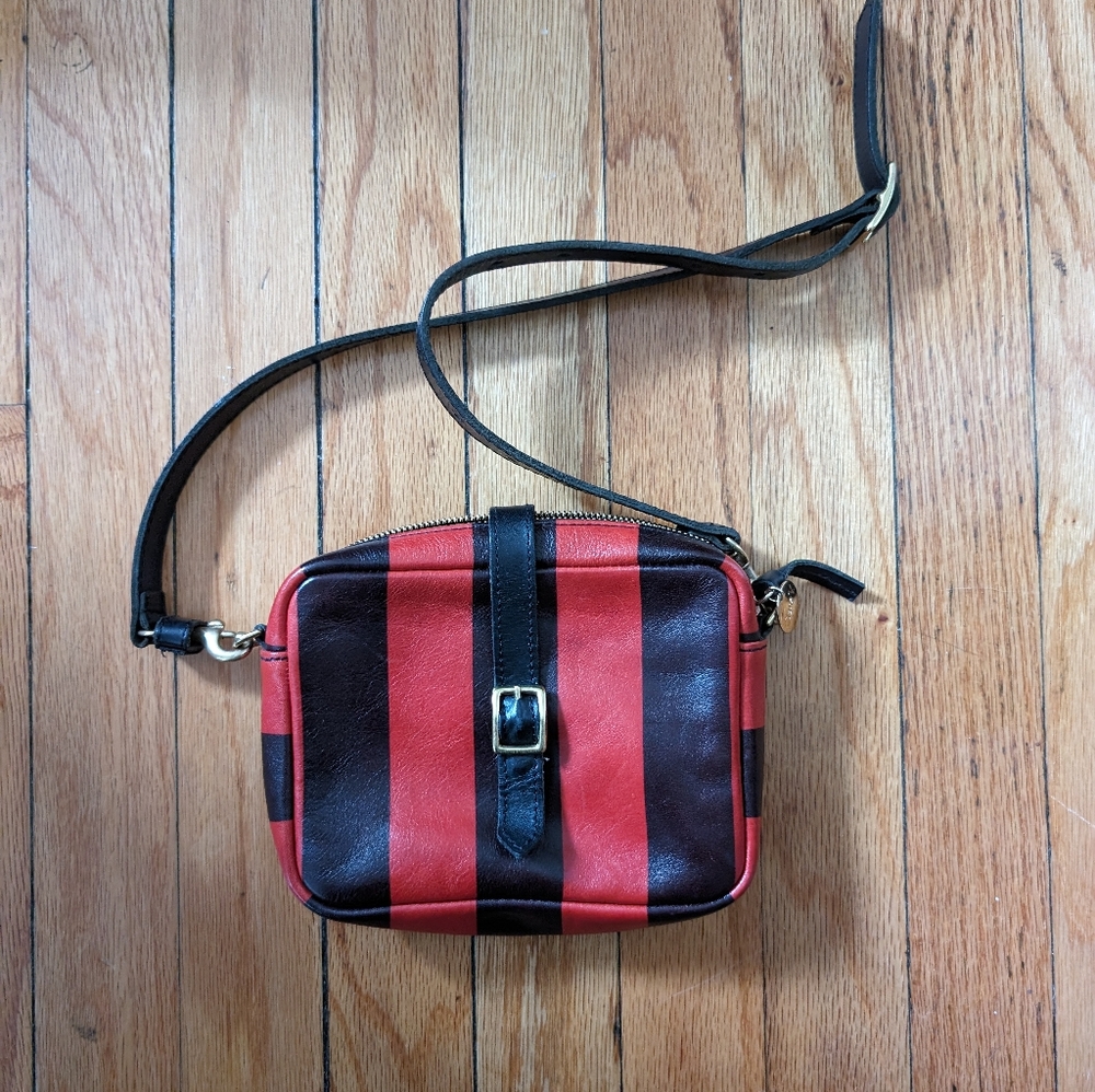 Clare V Gigi Bag in Cherry Red
